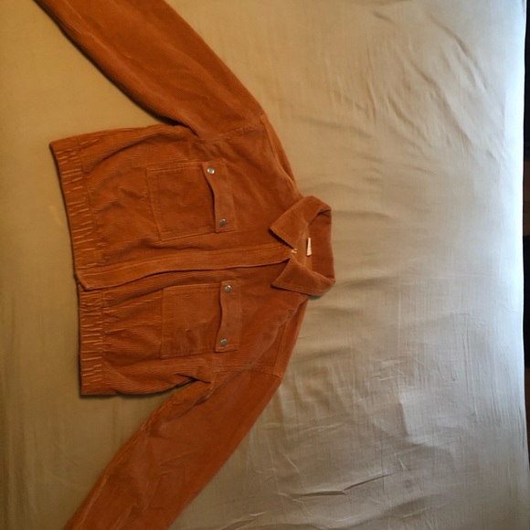 Corduroy cropped women’s jacket medium - Picture 3 of 6